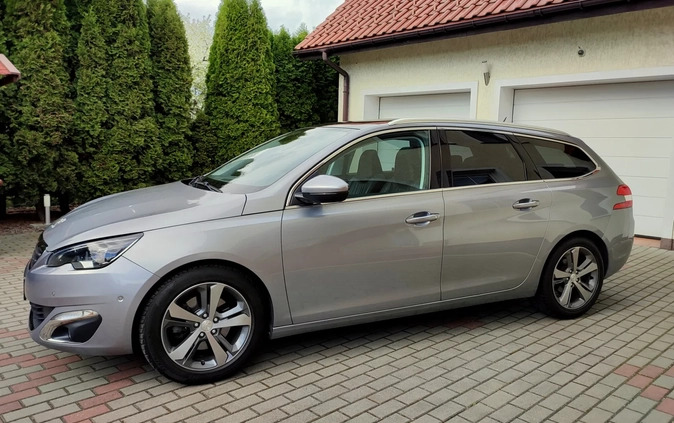 Peugeot 308 cena 37899 przebieg: 147194, rok produkcji 2014 z Gąbin małe 781